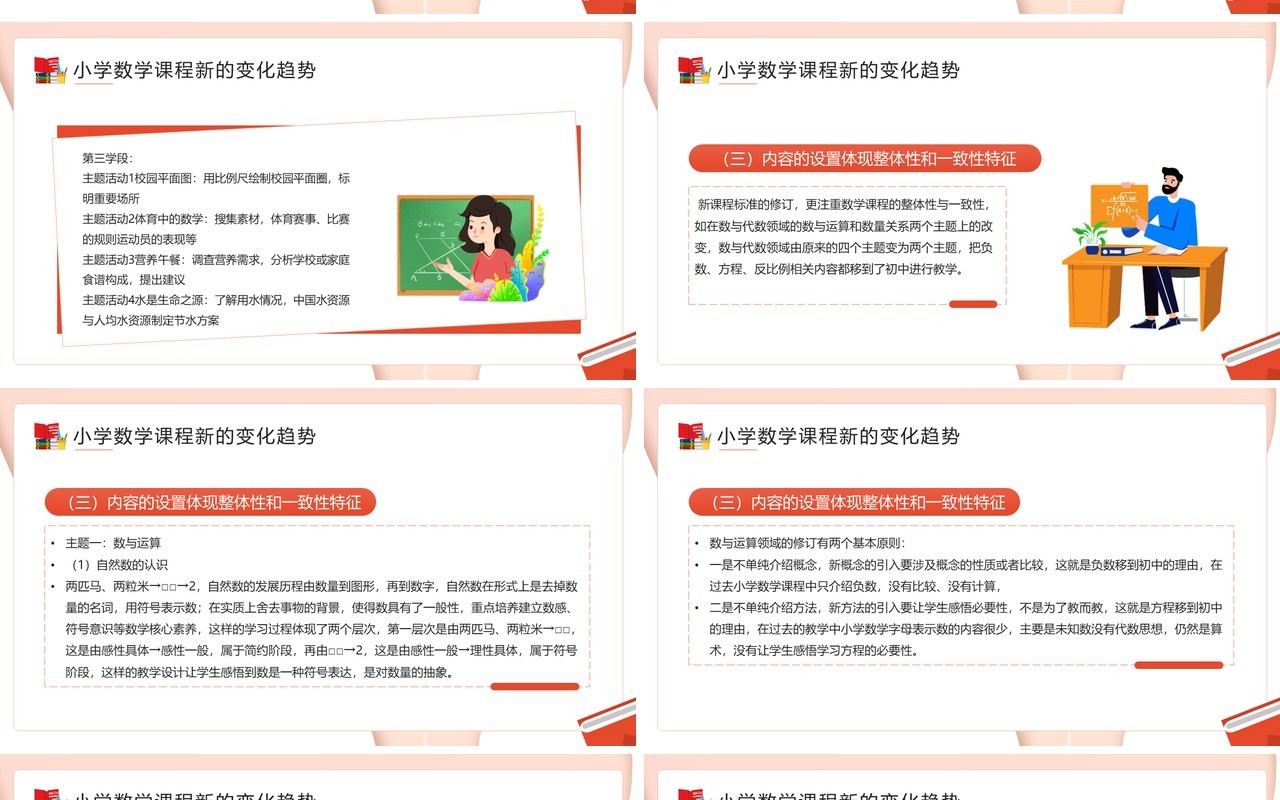 粉色2022版义务教育数学新课标解读PPT模板