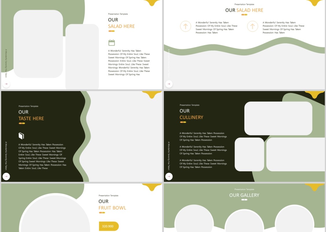 美食餐饮PPT模板Bowlest Powerpoint Template