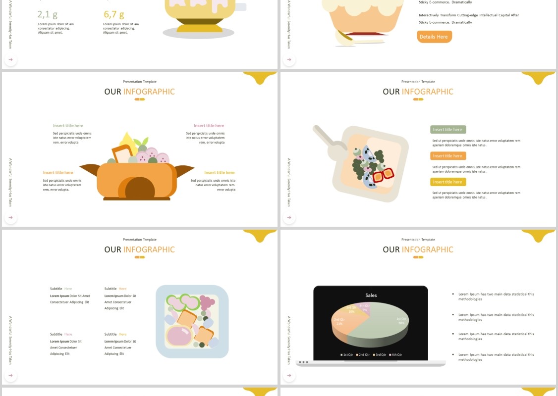 美食餐饮PPT模板Bowlest Powerpoint Template