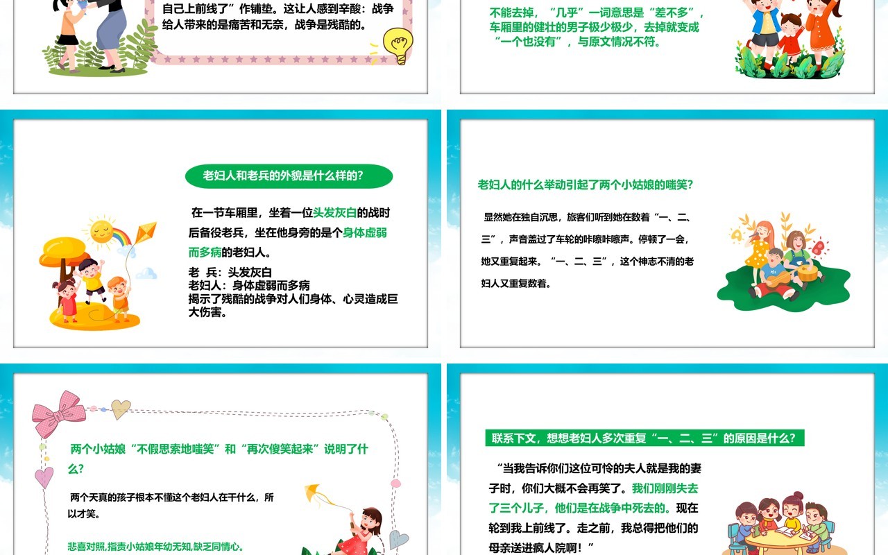 部编版六年级语文上册在柏林课件PPT模板