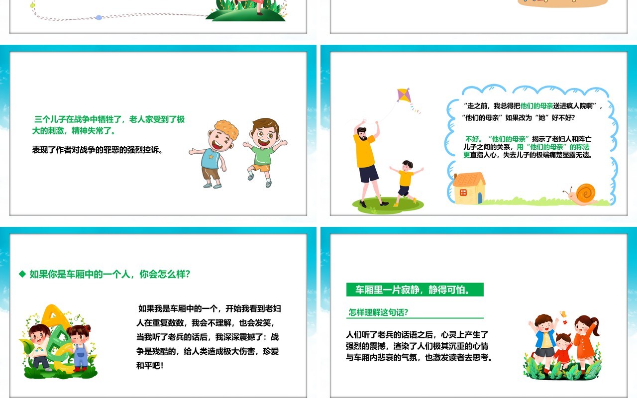 部编版六年级语文上册在柏林课件PPT模板