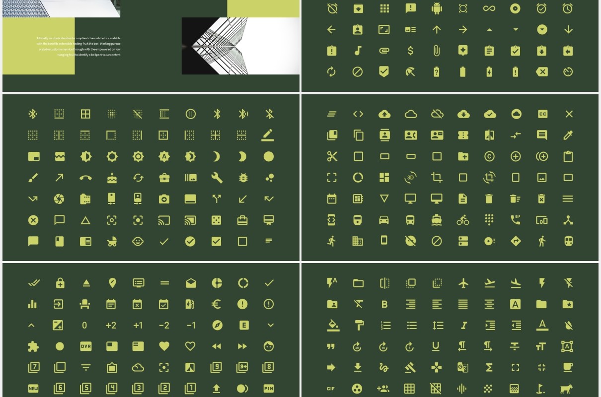 绿色商务工作通用PPT模板Umrea-Interior Business Powerpoint