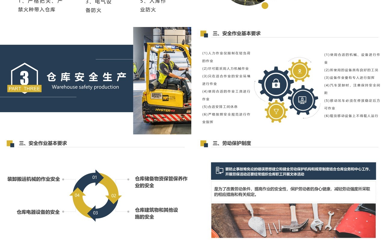 企业仓库安全管理知识培训PPT模板