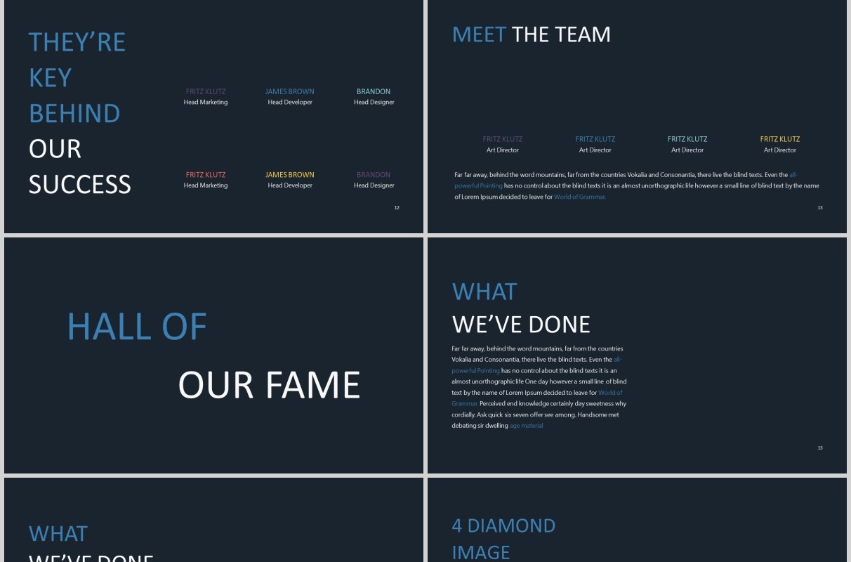 可视化信息图表PPT版式模板CLEAN Powerpoint Presentation Template