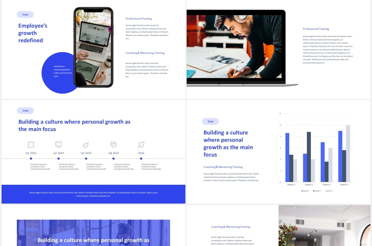 商务科技公司介绍宣传展示PPT模板CRECI - Tech Business Powerpoint Template