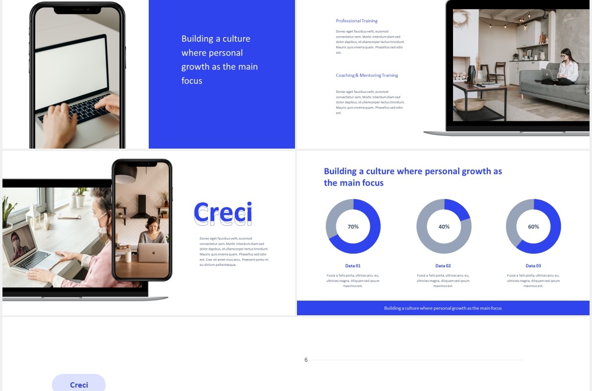 商务科技公司介绍宣传展示PPT模板CRECI - Tech Business Powerpoint Template