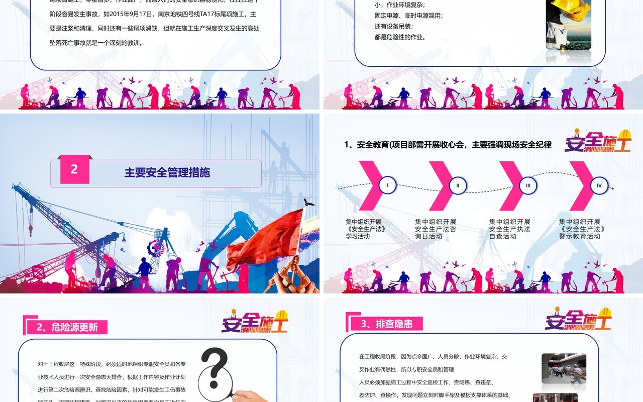 渐变ppt安全生产ppt安全培训
