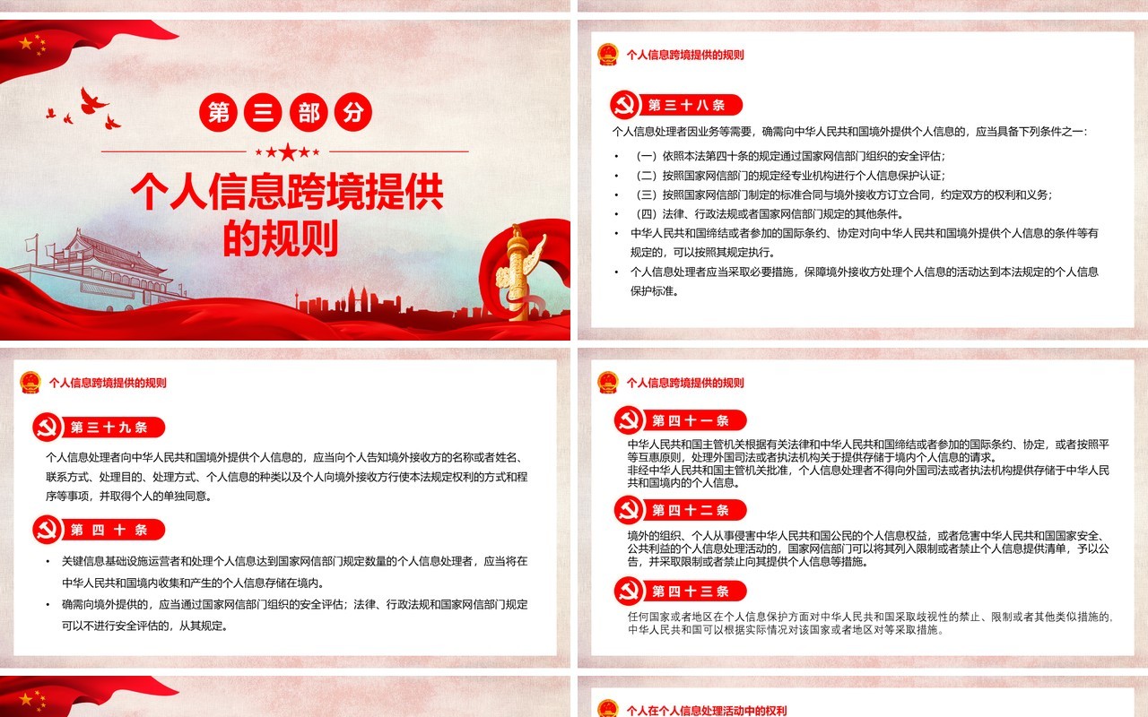 中华人民共和国个人信息保护法PPT模板