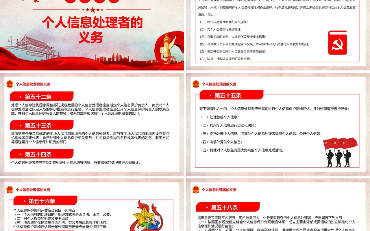 中华人民共和国个人信息保护法PPT模板