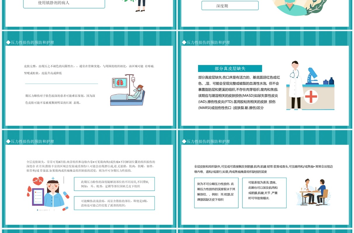 压力性损伤的预防和护理动态PPT模板