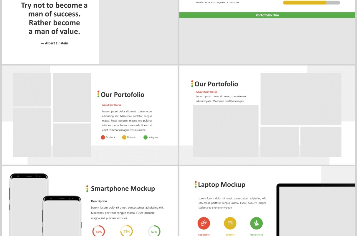 教育学习PPT图片排版模板Learn - Education Powerpoint Template