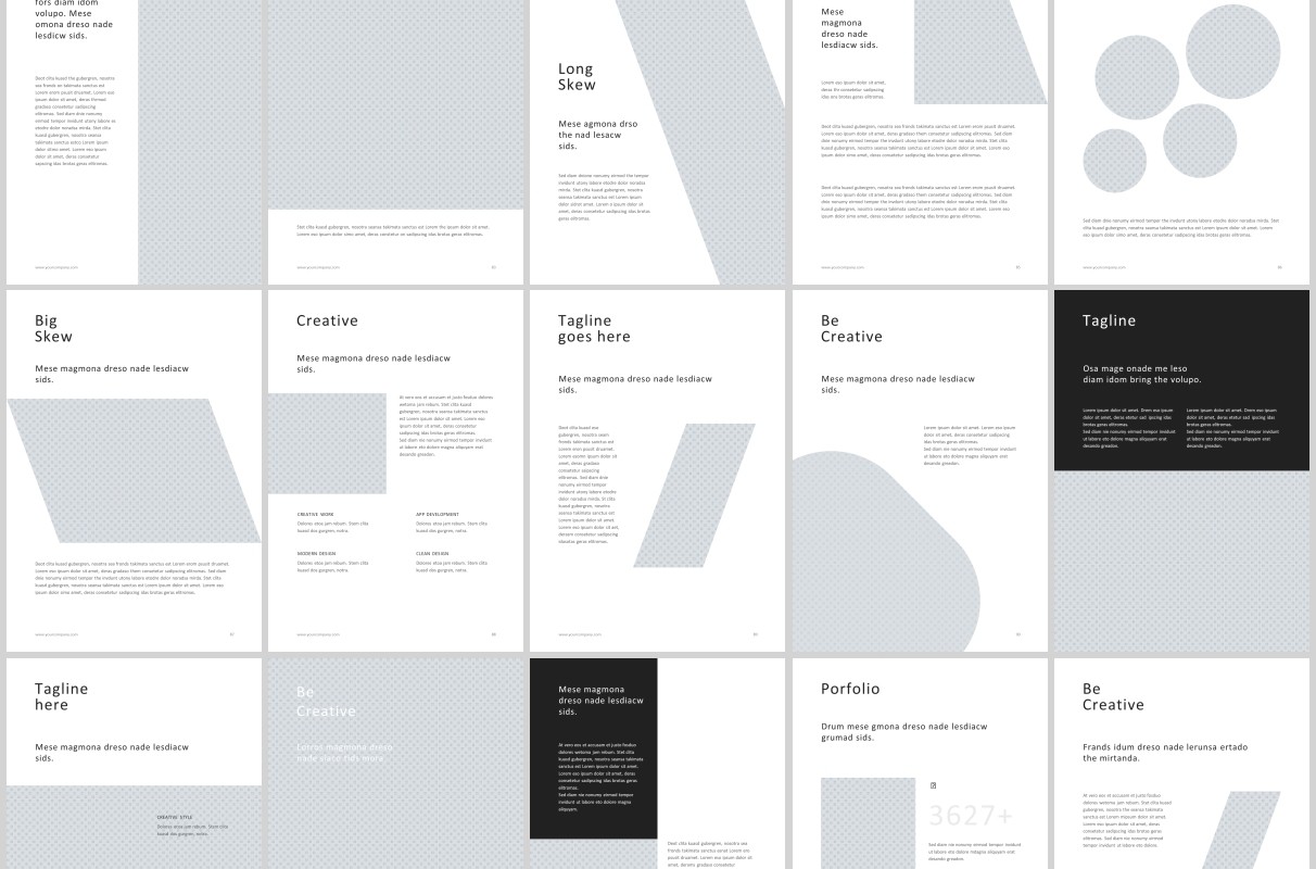 A4竖版PPT模板图片排版BE A4 Vertical Powerpoint Template 30 Photos
