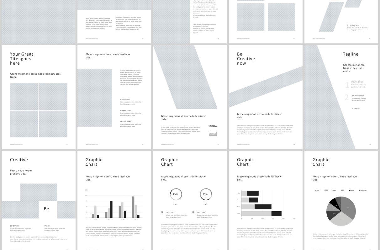 A4竖版PPT模板图片排版BE A4 Vertical Powerpoint Template 30 Photos