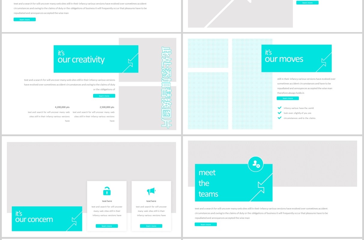 个人介绍求职竞聘工作汇报PPT模板版式设计Inside Out - Powerpoint Template