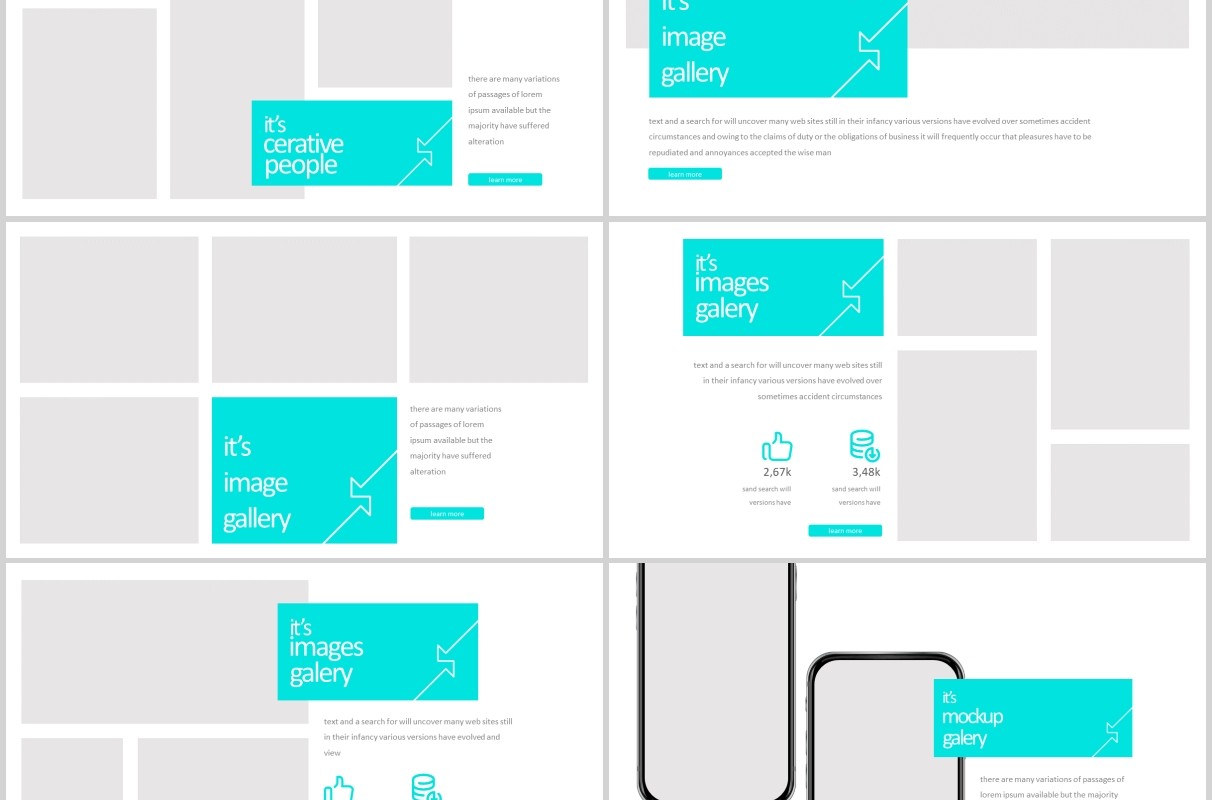 个人介绍求职竞聘工作汇报PPT模板版式设计Inside Out - Powerpoint Template