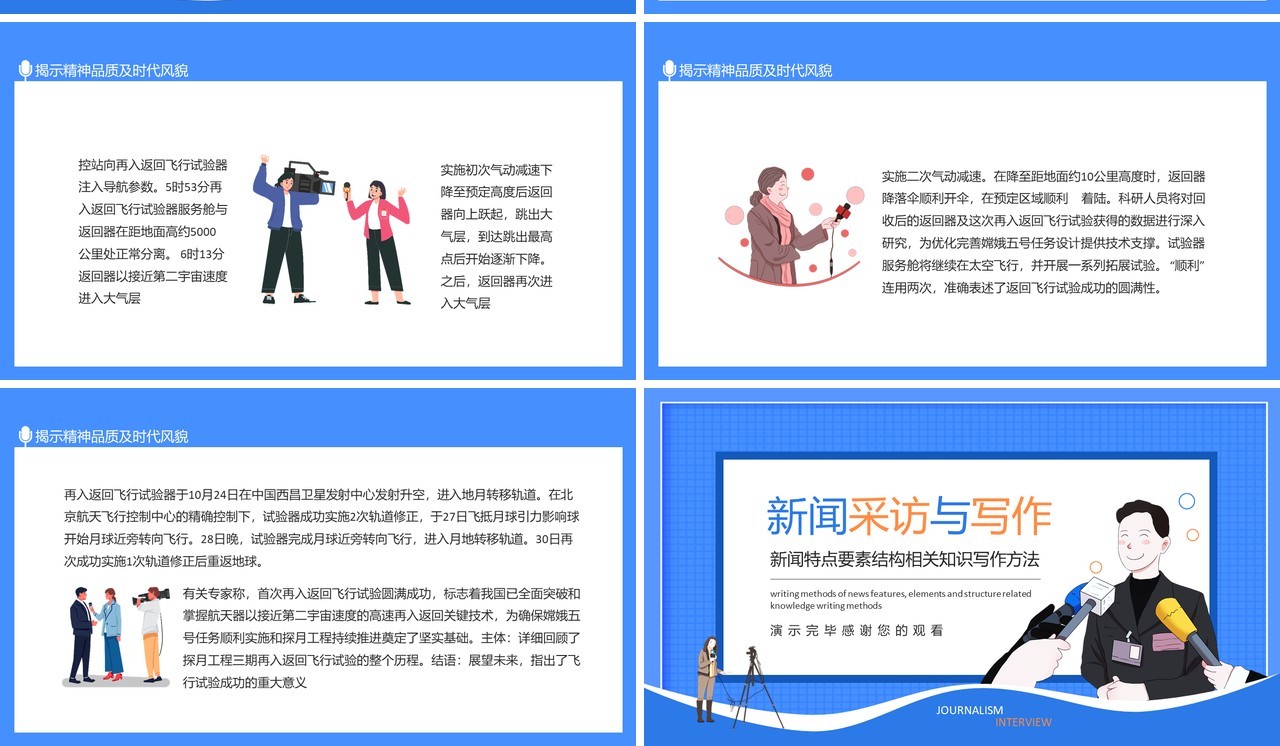 新闻特点要素结构相关知识写作方法动态PPT模板