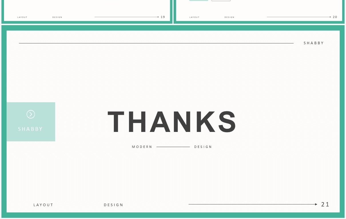 简约工作汇报计划报告PPT模板Shabby Powerpoint Template