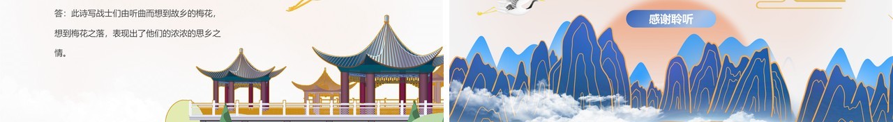 部编版九年级语文上册商山早行课件PPT模板
