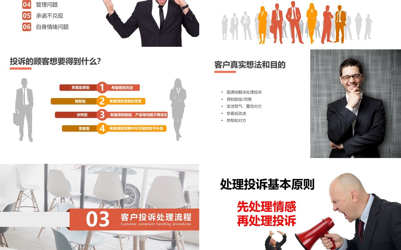 有效处理客户投诉培训PPT模板