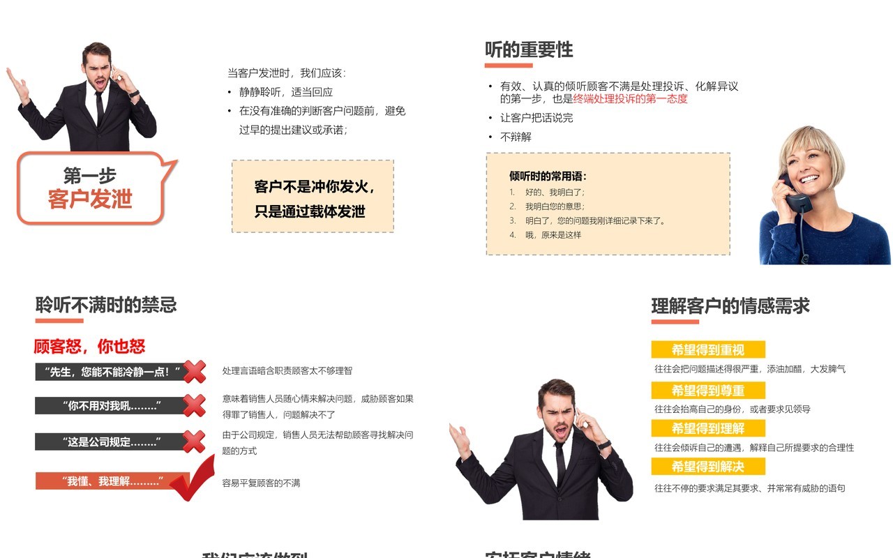 有效处理客户投诉培训PPT模板