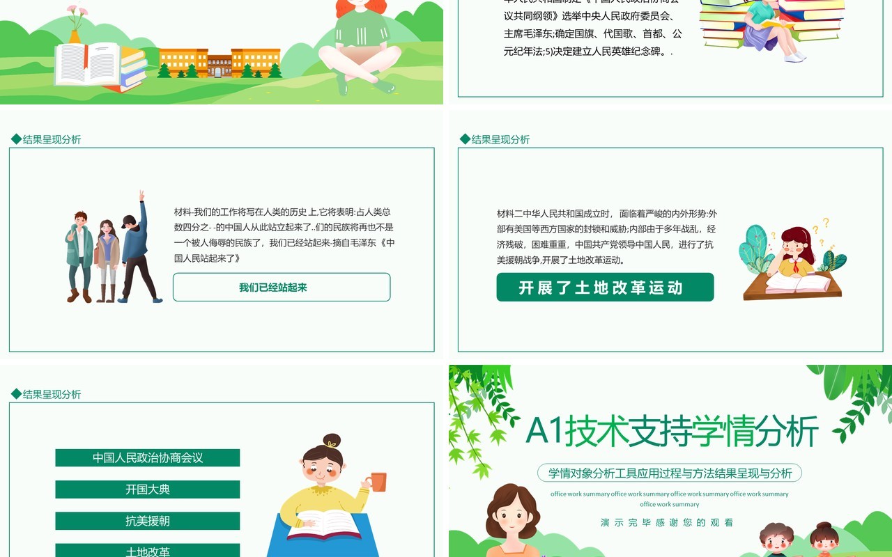 A1技术支持学情分析学情对象分析工具应用过程动态PPT模板