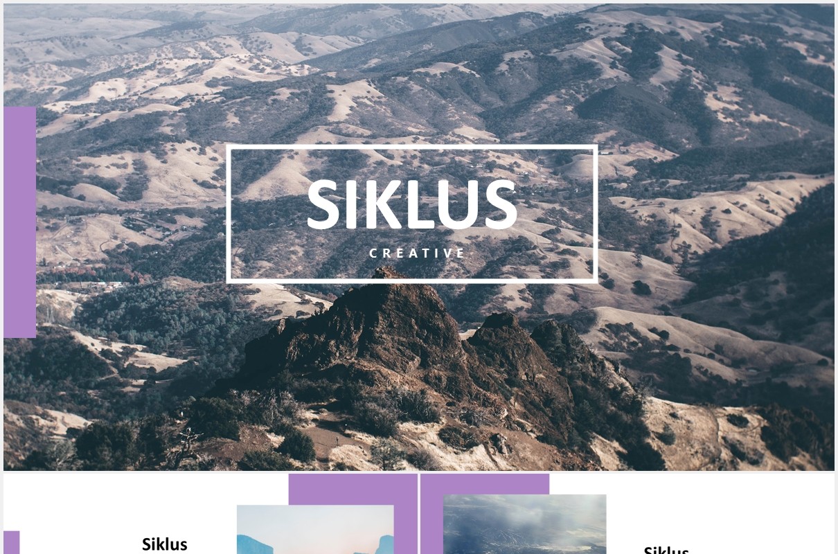商务项目周期信息图表PPT模板siklus powerpoint template