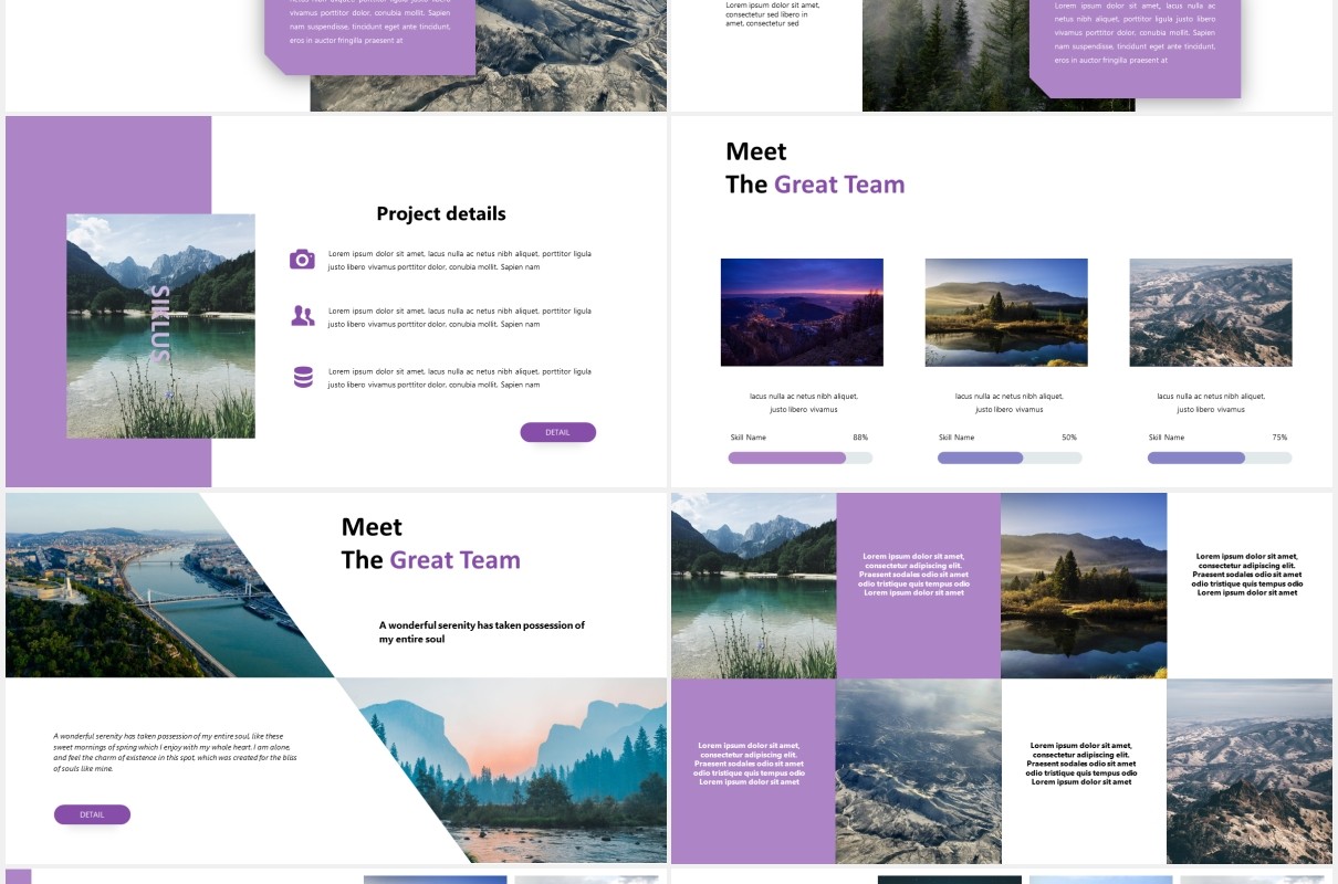 商务项目周期信息图表PPT模板siklus powerpoint template