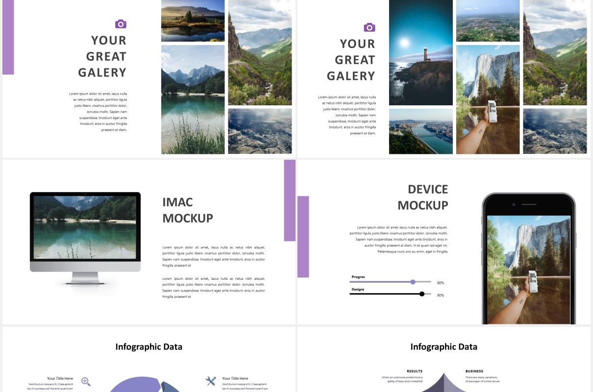 商务项目周期信息图表PPT模板siklus powerpoint template