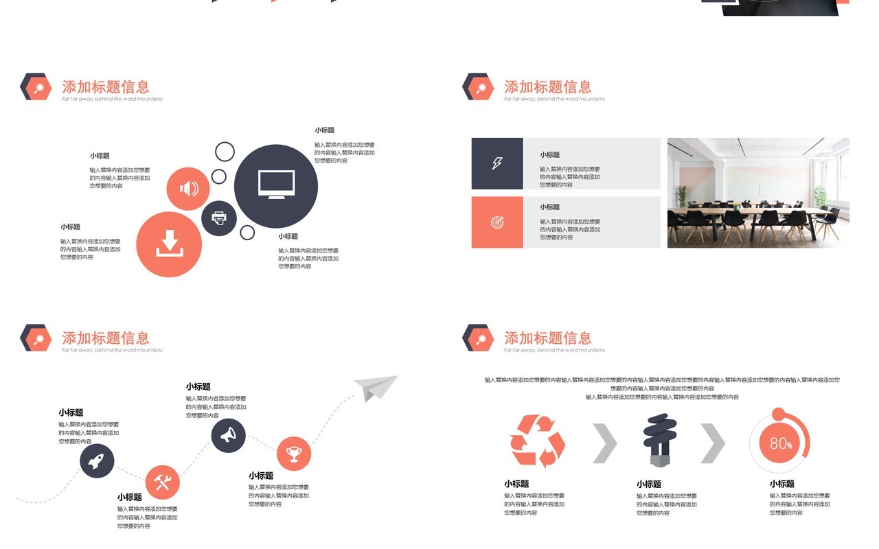 企业销售计划工作汇报PPT模板