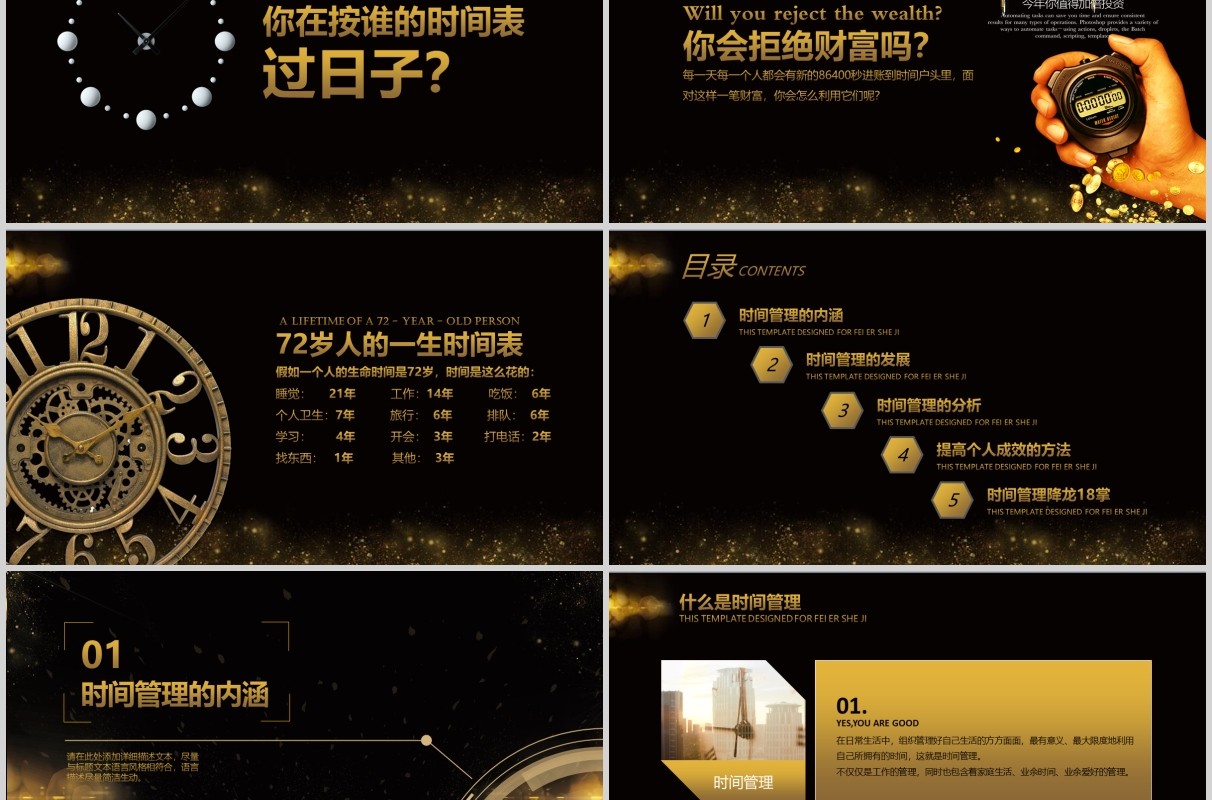 员工心态培训绩效激励时间管理PPT模板