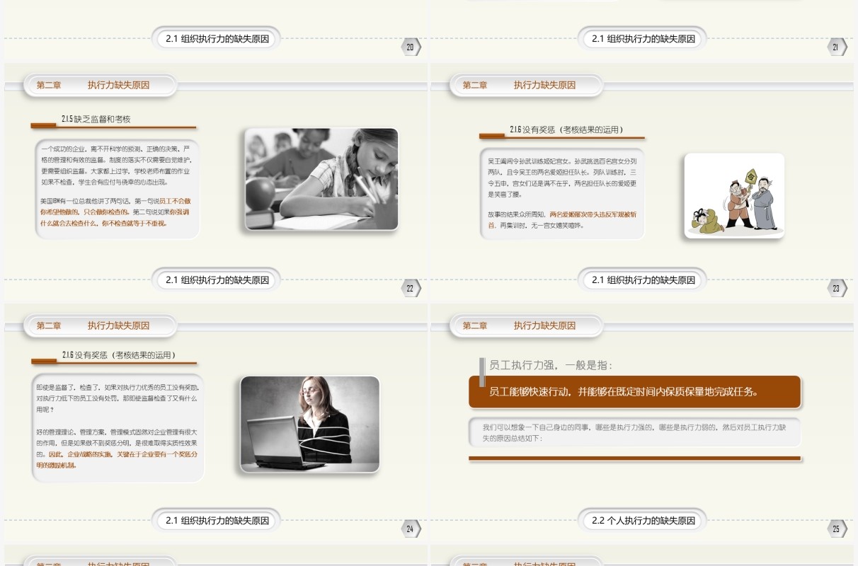 微粒体企业培训教材员工执行力培训PPT模板