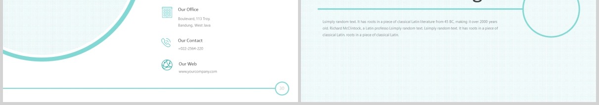 企业简介公司介绍宣传PPT版式设计模板Cleon - Powerpoint Template