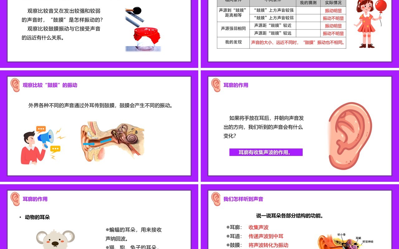 教科版四年级科学上册我们是怎样听到声音的课件PPT模板
