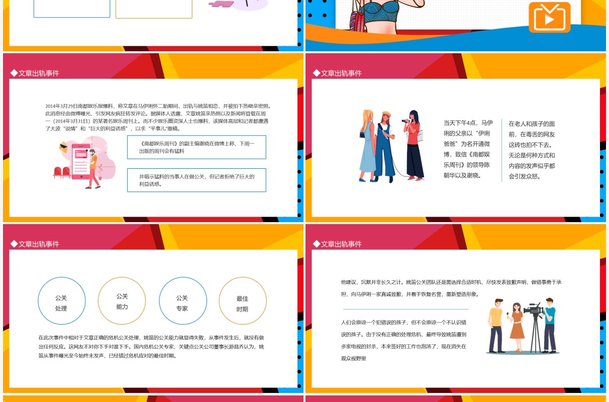 演艺圈的危机公关处理的基本原则动态PPT模板