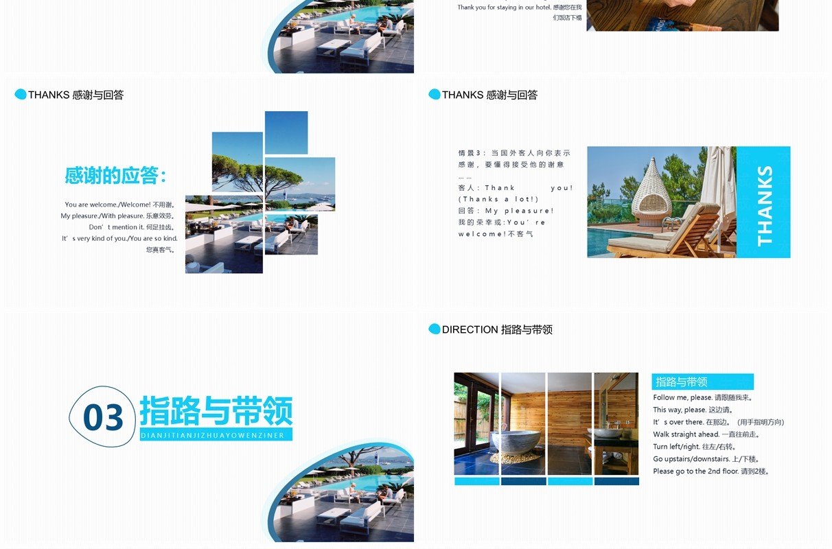 商务酒店基础英语培训PPT