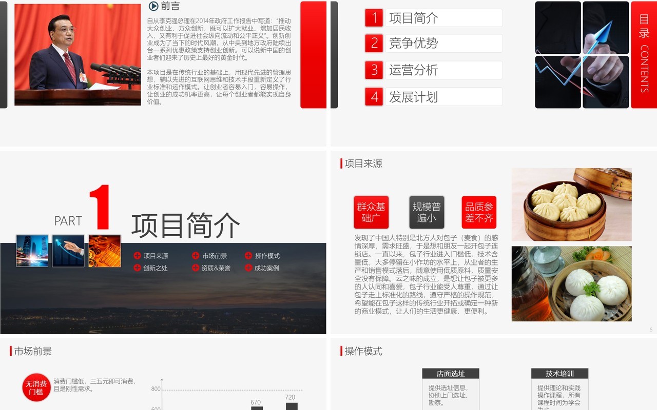 商务招商加盟推介计划书PPT模板