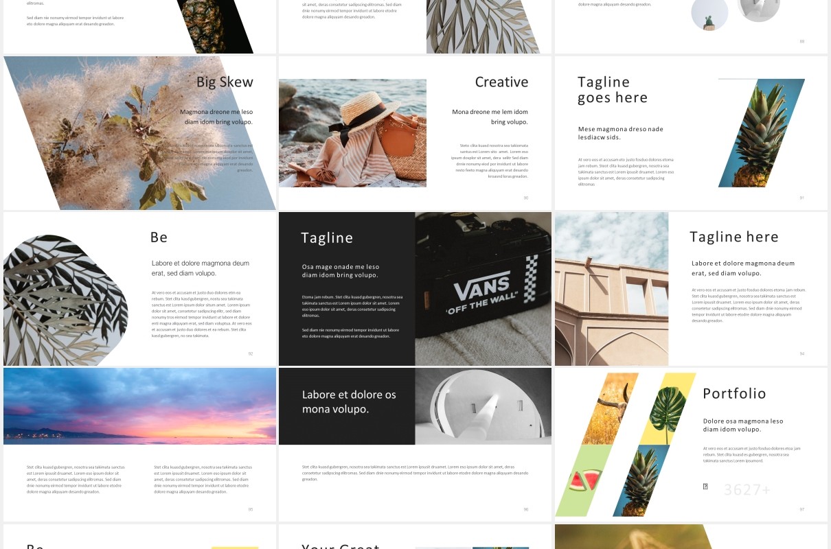 工作报告图文展示汇报PPT模板Be. Powerpoint Presentation Template