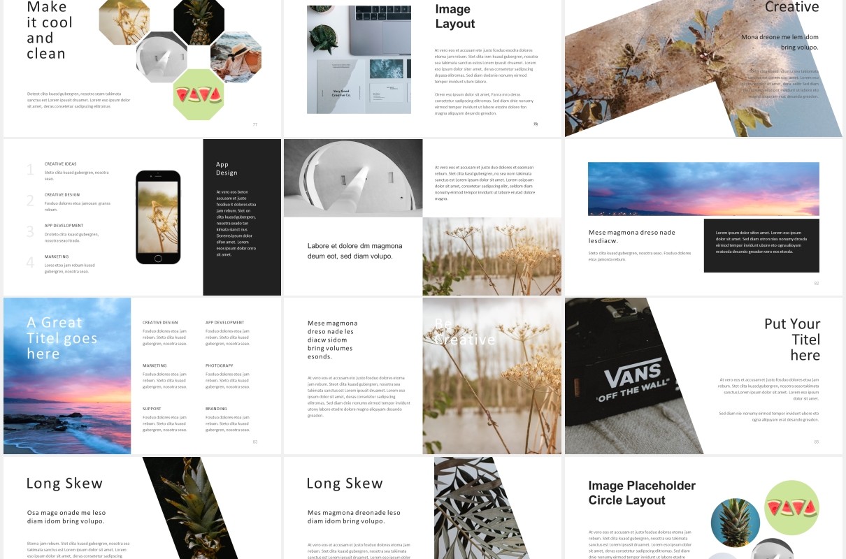 工作报告图文展示汇报PPT模板Be. Powerpoint Presentation Template
