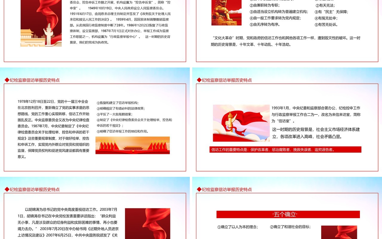 检委员监察信访举报课件动态PPT模板