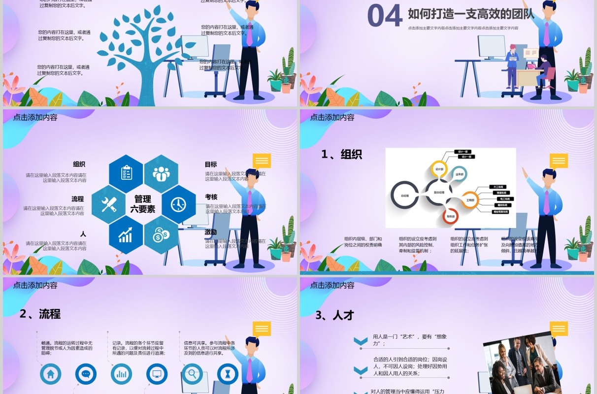 团队职场员工项目管理培训PPT模板