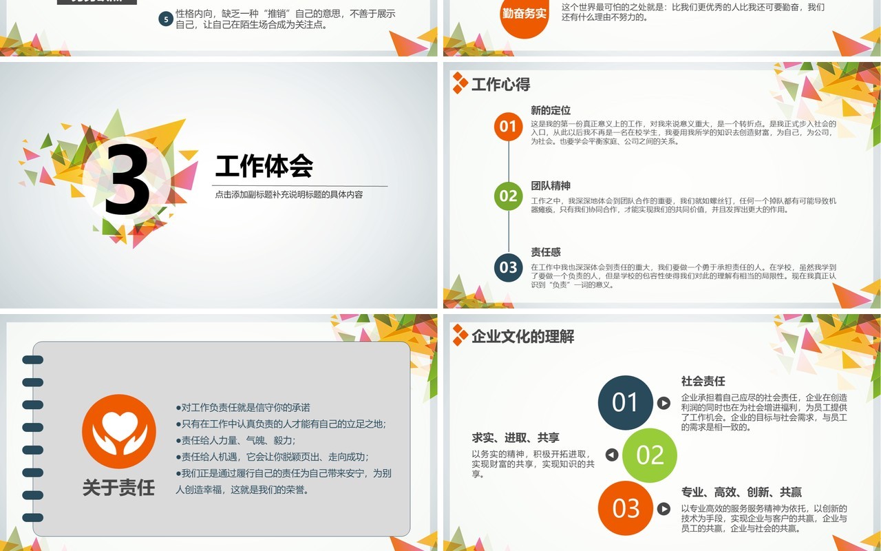 创意程序员述职报告PPT模板