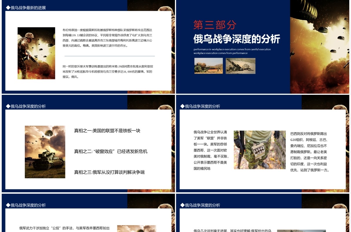 俄乌冲突专题俄罗斯和乌克兰的恩怨情仇动态PPT模板