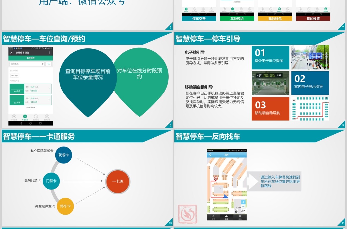 智慧停车解决方案案例PPT模板