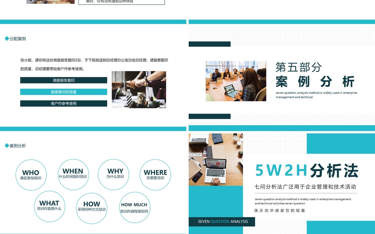5W2H分析法七问分析法广泛用于企业管理和技术活动动态PPT模板
