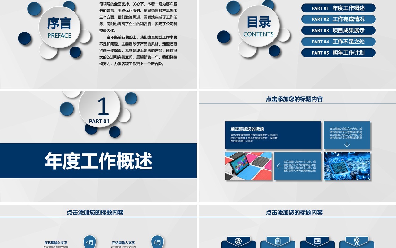 工作总结汇报PPT模板