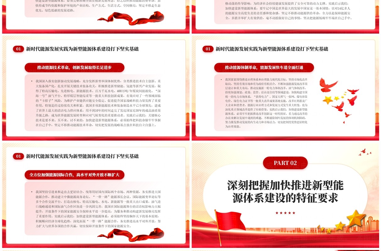 建设新型能源体系提高能源资源安全保障能力PPT模板