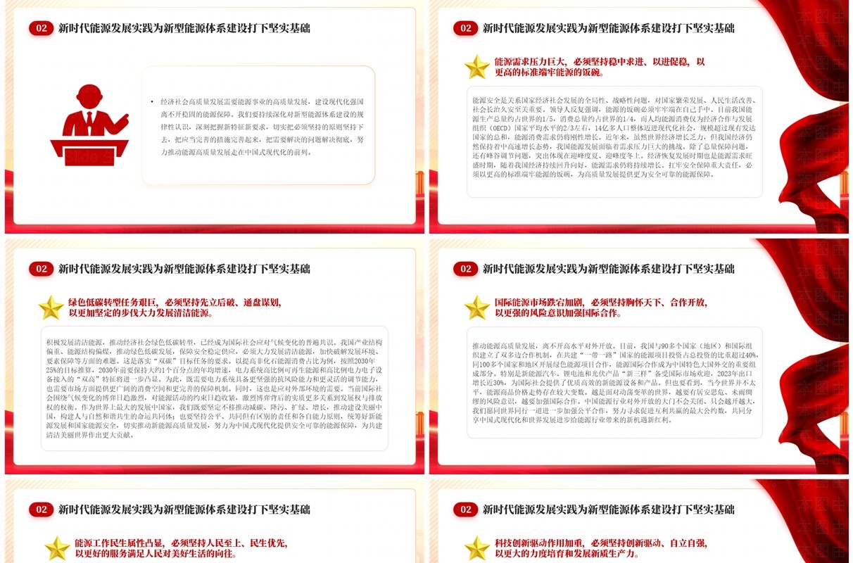 建设新型能源体系提高能源资源安全保障能力PPT模板