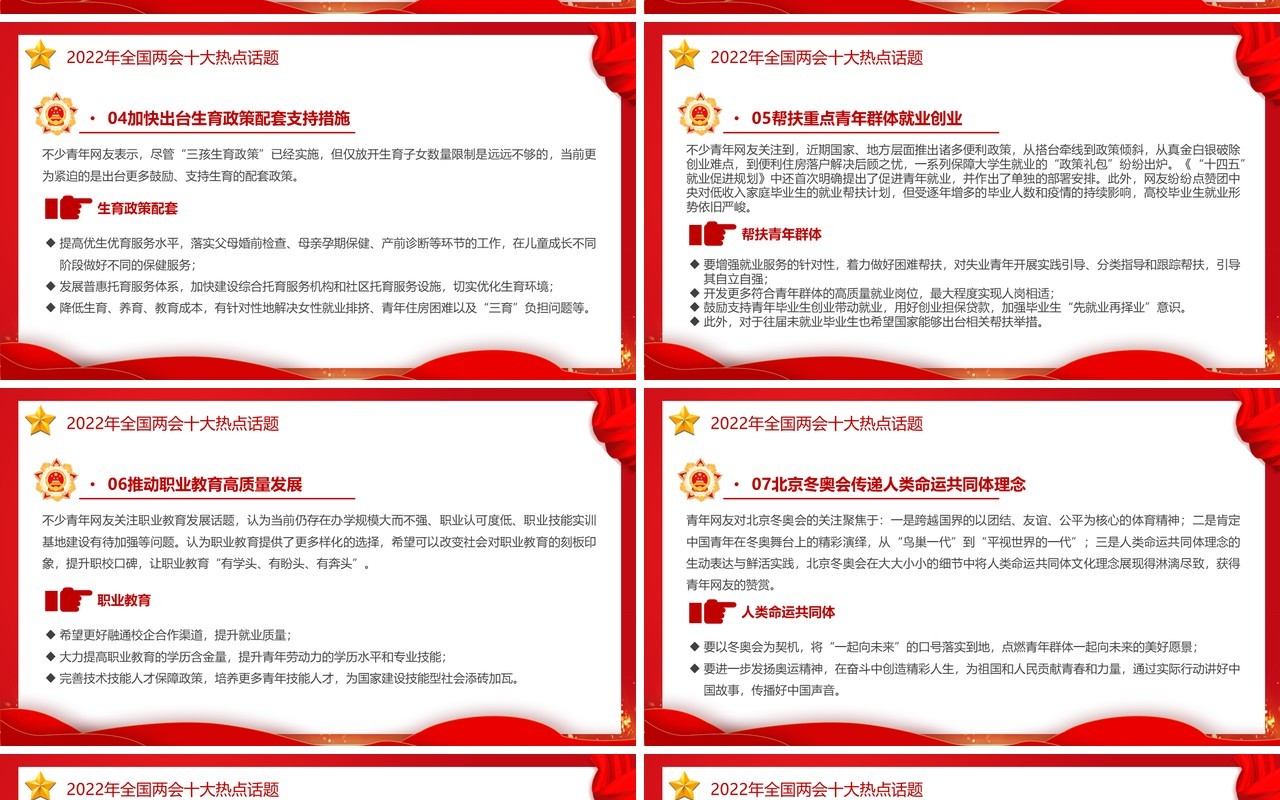 全国两会新征程传递哪些发展新信号PPT模板