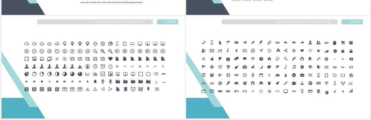 企业商务设计作品展示PPT模板Corporate Design Powerpoint