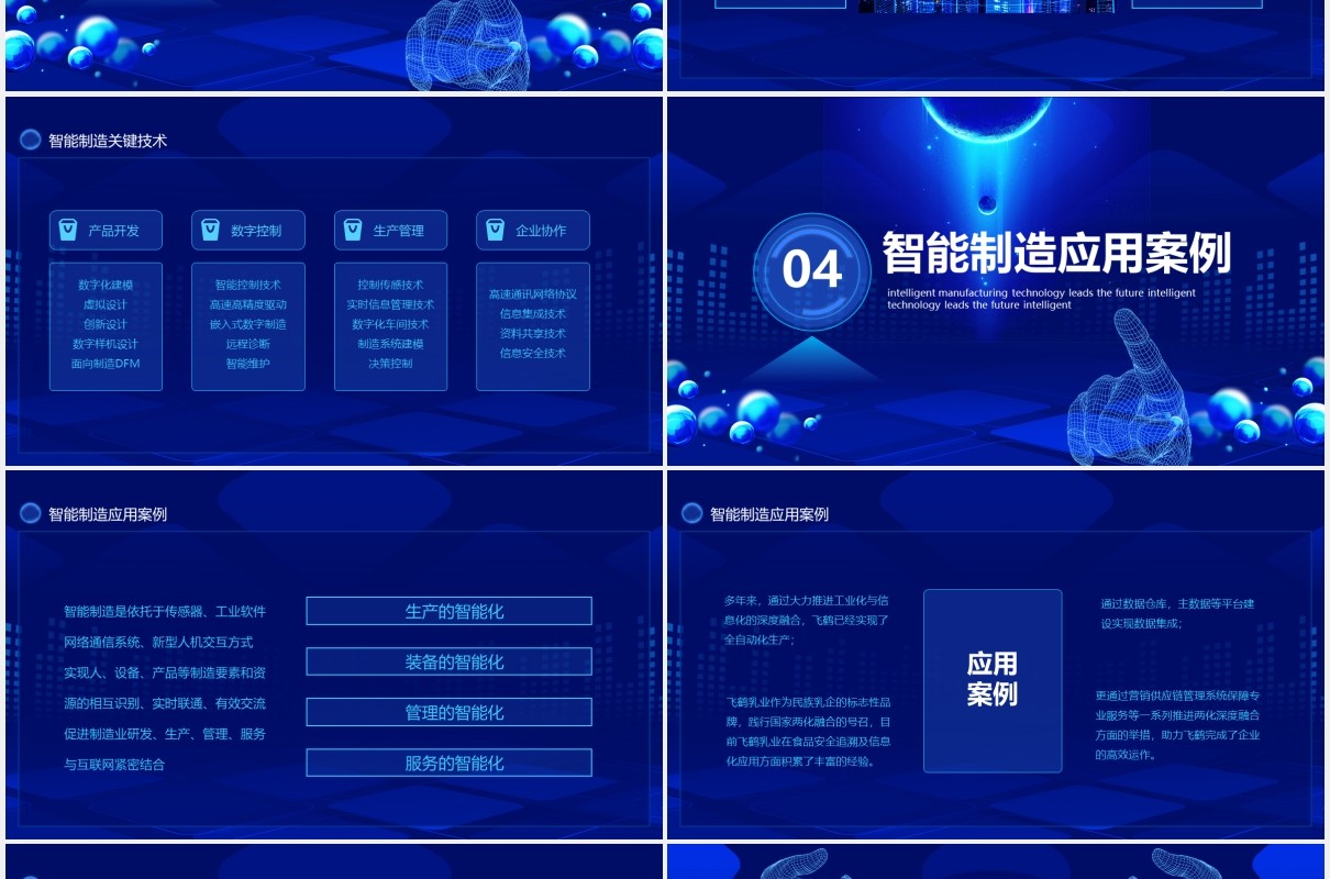 智能制造科技引领未来科技报告动态PPT模板
